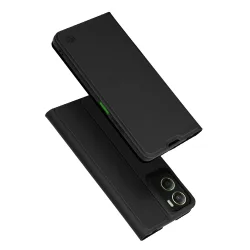 Custodia per Motorola Moto G06, Techsuit, Magskin Book, Nera