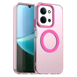 Custodia MagSafe per Xiaomi Poco C85 4G / Redmi 15C 5G / 15C 4G, Techsuit, CandyCase, Rosa