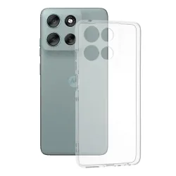 Custodia per Motorola Moto G56, Techsuit, Chiara, Trasparente
