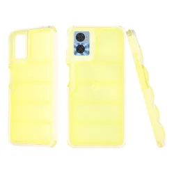 Custodia per Motorola Moto E22i / E22, Techsuit, Wave Shield, Gialla
