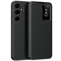 Custodia per Samsung Galaxy A57 5G, Techsuit, SmartView, Nera