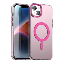 Custodia MagSafe per Apple iPhone 13, Techsuit, CandyCase, Rosa