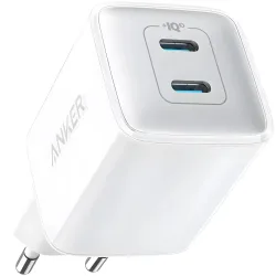 Anker 521 Nano Pro Caricabatterie di rete, 40W, 3A, 2 x USB-C, Bianco A2038G21