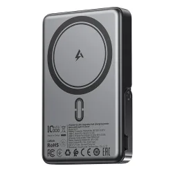 Batteria Esterna Wireless Acefast M17, 10000mAh, 22.5W, PD + FQI, 1 x QI - 1 x USB-C, Nera