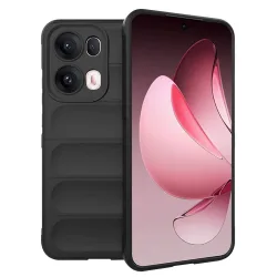 Custodia per Oppo Reno13 Pro, Techsuit, Magic Shield, Nera