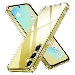 Custodia per Samsung Galaxy S24 FE S721, Techsuit, Shockproof Clear, Trasparente