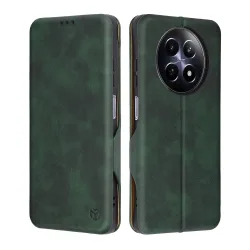Custodia per Realme 12x / 12, Techsuit, Safe Wallet Plus, Verde