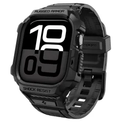 Custodia Spigen Rugged Armor Pro V2 per Apple Watch Series 10 / 11 42mm, Nera Opaca ACS10494