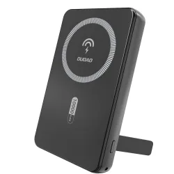 Batteria Esterna Wireless Dudao K14S+, 10000mAh, 22.5W, QC + PD + FQI, 1 x QI - 1 x USB-A - 1 x USB-C, Nera