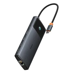 Hub USB-C Baseus Gleam II, 10in1, Nero B00061800123-00