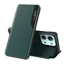 Custodia per Xiaomi Poco C85 4G / Redmi 15C 5G / 15C 4G, Techsuit, eFold, Verde Scuro