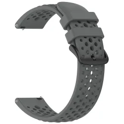 Cinturino Techsuit W083 per Amazfit Watch / Samsung Watch Series, 22mm, Grigio