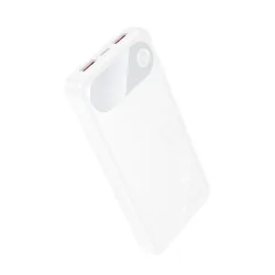 Batteria Esterna HOCO J154, 10000mAh, 22.5W, QC + PD, 1 x USB-C - 2 x USB-A, Bianca