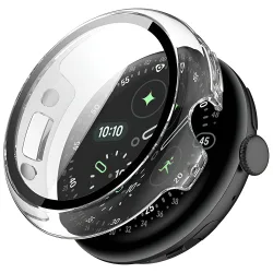 Custodia Techsuit Defense360 Pro per Google Pixel Watch 4 45mm, Trasparente