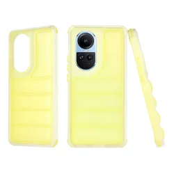 Custodia per Oppo Reno10 / Reno10 Pro, Techsuit, Wave Shield, Gialla