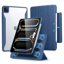 Custodia per Apple iPad Pro 13 (2024), ESR, Rebound Hybrid, Blu Navy