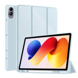 Custodia per Xiaomi Redmi Pad 2 Pro, Techsuit, Flex Trifold, Blu