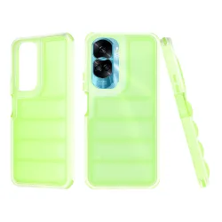Custodia per Honor 90 Lite, Techsuit, Wave Shield, Verde