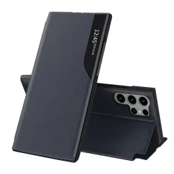 Custodia per Samsung Galaxy S24 Ultra S928, Techsuit, eFold, Blu Scuro
