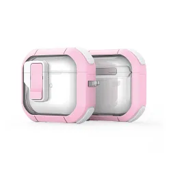 Custodia DUX DUCIS PECN per Apple AirPods 4, Rosa Bianca