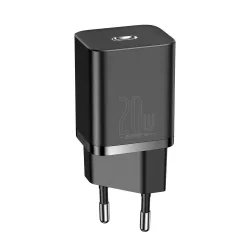 Caricatore da rete Baseus Super Si, 20W, 3A, 1 x USB-C, Nero CCSUP-B01