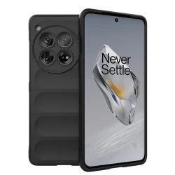 Custodia per OnePlus 12, Techsuit, Magic Shield, Nera