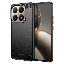 Custodia per Xiaomi 15T, Techsuit, Carbonio, Nera