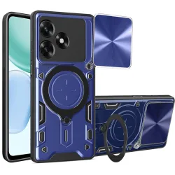 Custodia per Honor X5c Plus, Techsuit, CamGuard Pro, Blu