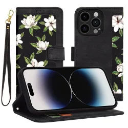 Custodia per Apple iPhone 14 Pro, Techsuit, FlipCraft, Nera