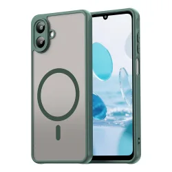 Custodia MagSafe per Samsung Galaxy A07 4G A075, Techsuit, HaloFrost II, Verde