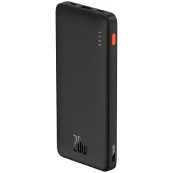 Batteria Esterna Baseus Airpow, 10000mAh, 20W, QC + PD, 1 x USB-A - 1 x USB-C, Nera PPQD090001