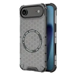 Custodia MagSafe per Apple iPhone 17 Air, Techsuit, HoneyComb Shield, Nera