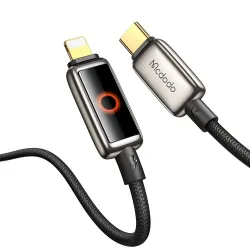 Cavo Dati e Ricarica USB-C - Lightning McDodo CA-6670 Auto Power Off, 36W, 1.2m, Nero