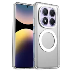Custodia MagSafe per Xiaomi Redmi Note 14 Pro 4G, Techsuit, CandyCase, Bianca