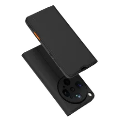Custodia per Oppo Find X9 Ultra, Techsuit, Magskin Book, Nera