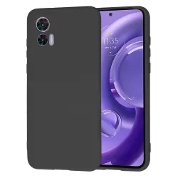 Custodia per Motorola Edge 30 Neo, Techsuit, SoftFlex, Nera