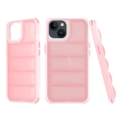 Custodia per Apple iPhone 14, Techsuit, Wave Shield, Rosa