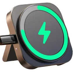 Caricabatterie Wireless Lisen 2in1, 15W, 1.67A, Nero YL0324100013
