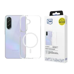 Custodia MagSafe per Samsung Galaxy A37 5G, 3MK, Armor MagCase, Trasparente
