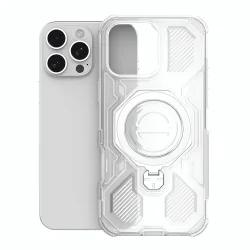 Custodia per Xiaomi Redmi 15C 5G / 15C 4G, Techsuit, Carbon Shield Pro, Bianca