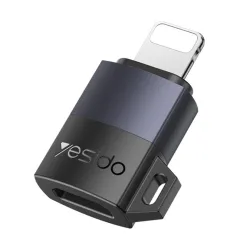 Adattatore Dati e Ricarica USB-C - Lightning Yesido GS27, Grigio