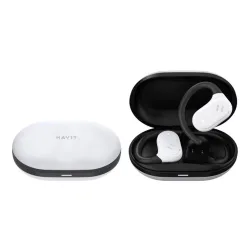 Auricolare Bluetooth HAVIT OWS915, TWS, Grigio