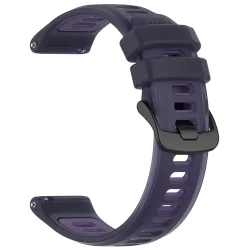 Cinturino Techsuit W084 per Samsung Galaxy Watch / Huawei Watch Series, 20mm, Viola