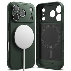 Custodia MagSafe per Apple iPhone 17 Pro Max, Ringke, Onyx, Verde Scuro
