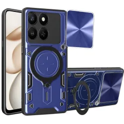 Custodia per Honor 400 Smart 4G / X7d 4G / 400 Smart 5G, Techsuit, CamGuard Pro, Blu