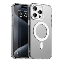 Custodia MagSafe per Apple iPhone 15 Pro, Techsuit, CandyCase, Bianca