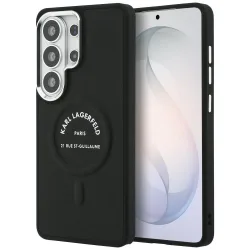 Custodia MagSafe per Samsung Galaxy S26 Ultra S948, Karl Lagerfeld, Karl RSG Logo, Nera