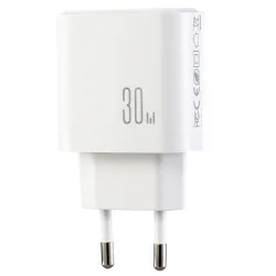 Caricatore da rete Joyroom JR-TG6, 30W, 3A, 1 x Lightning - 1 x USB-A - 1 x USB-C, Bianco