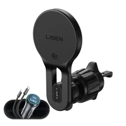 Caricatore Auto Wireless Lisen W704 Pro, 25W, Nero YL0225090003