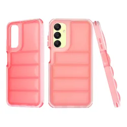 Custodia per Samsung Galaxy A25 A256, Techsuit, Wave Shield, Rossa